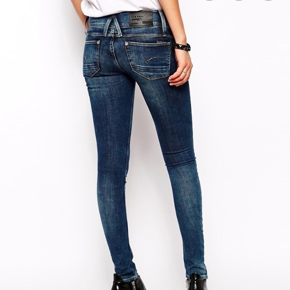 G-Star Denim - G- Star Raw Frayed Hem Denim Cropped Jeans